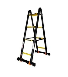 Драбина-трансформер GTM KME3034B, телескопічна, 2x4 сходинок, довжина 0,9–3,4 м (KME3034B/1.7+1.7)