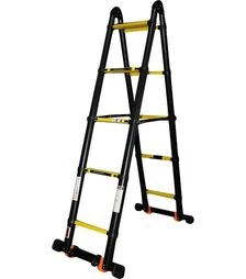 Драбина-трансформер GTM KME3042B, телескопічна, 2x5 сходинок, довжина 0,9–4,1 м (KME3042B/2.1+2.1)