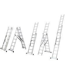 Драбина розкладна Flora універсальна, 10 сходинок, 6,49м (5032344)