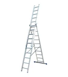 Лестница раскладная ELKOP трехсекционная 2,7-6,1 м (VHR H 3*10)
