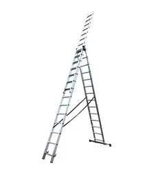 Лестница раскладная GTM KME314 трехсекционная 3,8-9,74 м