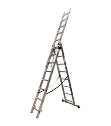Лестница раскладная GTM KME308 трехсекционная 2,18-4,88 м
