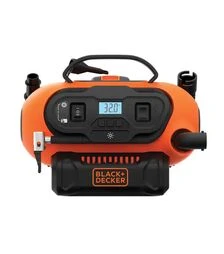 Компрессор автомобильный аккумуляторный BLACK+DECKER BDCINF18N, 18 В, без АКБ и ЗП