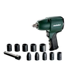Пневмогайковерт ударний Metabo DSSW 360, 1/2", 360 Нм + набір аксесуарів (604118500)
