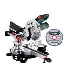 Пила торцовочная Metabo KGS 216 M, с функцией протяжки + дополнительный диск (613216900)