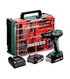 Дриль-шуруповерт ударний акумуляторний Metabo SB 18 + набір аксесуарів, кейс (602245710)