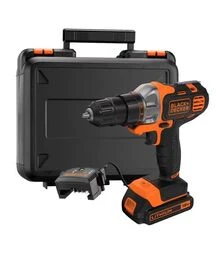 Шуруповерт многофункциональный аккумуляторный BLACK+DECKER MT218K, безударный, 18 В, 1,5 Агод