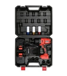 Гайковерт ударний акумуляторний YATO YT-82807, 18 В, квадрат 1/2", в кейсі