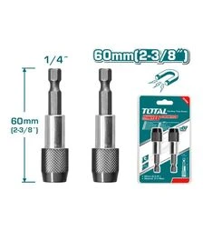 Тримач біт магнітний TOTAL TAC462601, 60 мм (TAC462601)