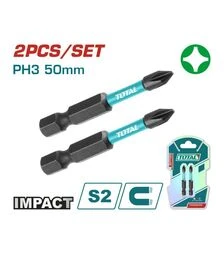 Набір біт TOTAL TACIM71PH350, PH3, 50 мм, 2 шт. (TACIM71PH350)
