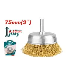 Щітка крацовка TOTAL TAC33031, Ø 75 мм (TAC33031)