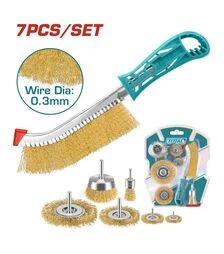 Набір щіток крацовок TOTAL TAC310071, 7 шт. (TAC310071)