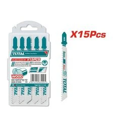 Полотно для лобзика TOTAL TAC151111C, 15 шт. (TAC151111C)