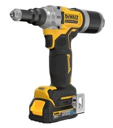 Заклепочный пистолет аккумуляторный DeWALT DCF414E2GT, XR PowerStack GFN 18 В, 1,7 А*ч, 20 кН