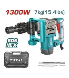 Отбойный молоток TOTAL TH2130016, 1300 Вт, 3800 уд/мин (TH2130016)
