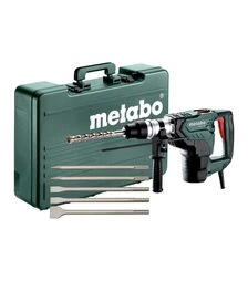 Перфоратор комбинированный Metabo KH 5-40, SDS-Max, 1100 Вт, кейс + набор зубил (691057000)