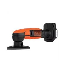 Вибрационная шлифмашина аккумуляторная BLACK+DECKER BDCDS12N, 92х92х92 мм, Без АКБ и ЗП