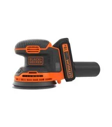 Эксцентриковая шлифмашина аккумуляторная BLACK+DECKER BDCROS18, 18 В, 125 мм