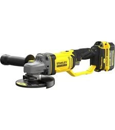 Кутова шліфмашина акумуляторна STANLEY FATMAX SFMCG400M2K в кейсі