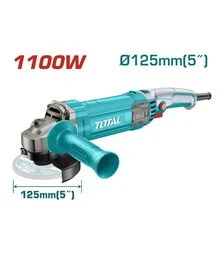 Угловая шлифмашина TOTAL TG11012556, 1100 Вт, 125 мм, 12000 об/мин (TG11012556)