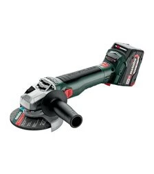 Кутова шліфмашина акумуляторна Metabo W 18 LT BL 11-125, 2x4 А*Год, metaBOX (613052510)