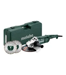 Кутова шліфмашина Metabo WE 2200-230, 2200 Вт + 2 диски, кейс (691081000)
