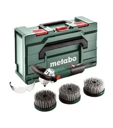 Полировальная машина Metabo PE 15-25 Set, 1500 Вт, 180 мм + набор щеток (615250500)