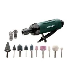 Прямая шлифмашина пневматическая Metabo DG 25, 25000 об/мин + набор аксессуаров (604116500)