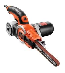 Шлифмашина ленточная BLACK+DECKER KA902EK, 400 Вт, лента 13х451 мм + комплект насадок, в кейсе