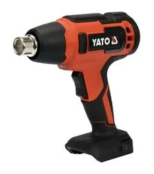 Строительный фен аккумуляторный YATO YT-82285, 18В, 550°C, 100 л/мин, 2 режима, без АКБ и ЗП
