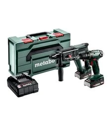 Набор аккумуляторного инструмента Metabo Combo Set 2.3.2 18 V BS 18 + KH 18 LTX 24, кейс (685216500)