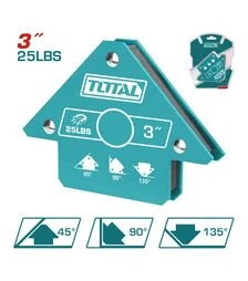 Угольник магнитный для сварки TOTAL TAMWH25032 (TAMWH25032)