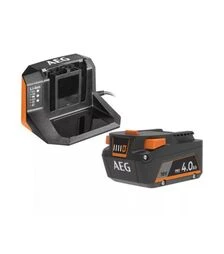 Набор аккумуляторных AEG SETL1840S: аккумулятор 18 В, 4 А*ч + зарядное устройство (4935478933)