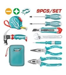 Набір ручних інструментів TOTAL THKTHP90097, 9 шт., сумка (THKTHP90097)