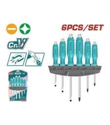 Набор ударных отверток TOTAL THGSS35061, 6 шт. (THGSS35061)