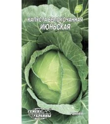 Насіння білоголової капусти Іюньська, 1 г (Насіння України)