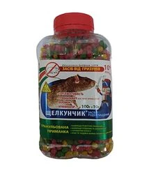 Зернова приманка від гризунів Лускунчик сир+арахіс, 100г