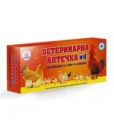 Аптечка для птиці, 1 пачка