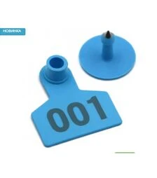 Вушні бірки для тварин, без номера 50х40 мм