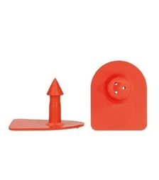 Ушные бирки красные MS Schippers для животных (овец, коз, свиней, поросят, собак) Арка, без номера, 35х28 мм