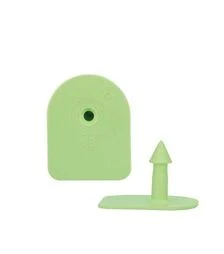 Ушные бирки зеленые MS Schippers для животных (овец, коз, свиней, поросят) Арка, без номера, 35х28 мм