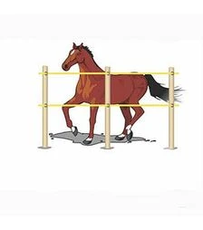 Стрічка для електропастуха 8 мм, 4×0,15 мм, 200 м