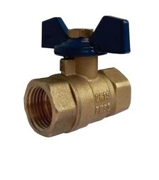 Кран латунний кульовий 1/2''