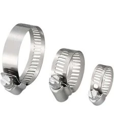 Хомут нержавеющий 18–32 мм, ширина 12 мм