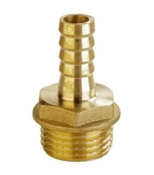 Штуцер латунный 10 мм с наружной резьбой 1/2''