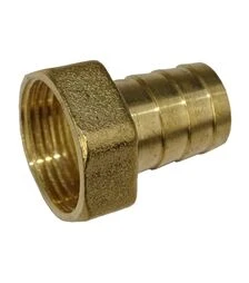 Штуцер латунный 18 мм с внутренней резьбой 1/2'' под шланг 18 мм