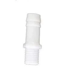 Штуцер пластиковий 20 мм з зовнішньою різьбою 1/2'' під шланг 20 мм