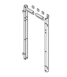 Профіль дверний стіновий лівий 500 мм