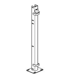 Стійка торцева 500 мм