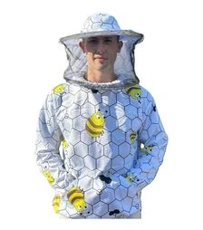Куртка пчеловода с маской, пчелы на сотах (KVM024)